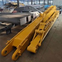 河堤治理挖机加长臂出售 20-40吨挖掘机加长臂