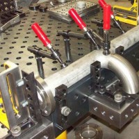 山西焊接平台生产_海红机械厂家加工三维柔性组合焊接夹具