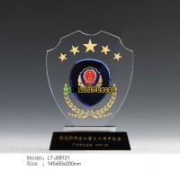 南昌警察奖杯 从警30周年荣誉牌新警入警仪式纪念品厂家直销