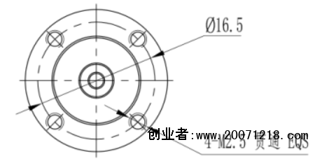 微型压力传感器CAZF-Y20A尺寸图2