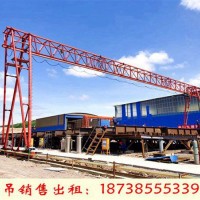 广西南宁龙门吊出租厂家MG100/10T龙门吊轨道安装