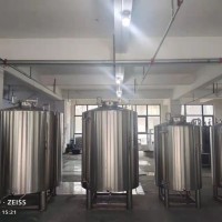 吴江市康之兴大型立式储酒罐锥形储酒罐生产厂家运行稳定做工考究