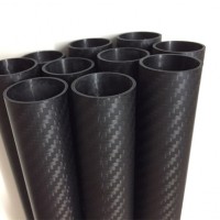 3K碳纤维圆管 空心卷管 航模材料碳管 环宇定制生产