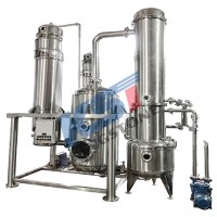 传热设备供应-500L蒸发器-单效降膜蒸发器