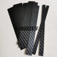 优质碳纤维片 高强度拉挤碳纤维条 扁条 拉挤碳纤制品
