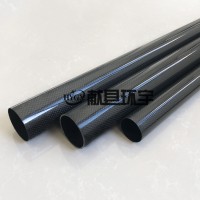 3K碳纤维管 装饰斜纹碳纤管 环宇碳纤维制品厂家
