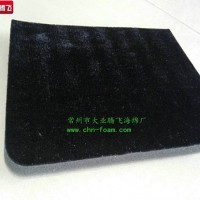 厂家生产大业腾飞常用黑色复绒包装海绵