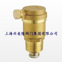 上海兴麦隆 P15W黄铜排气阀 螺纹连接 介质水