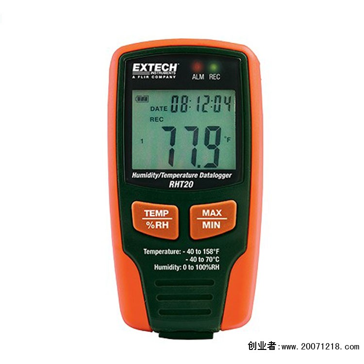 美国EXTECH温度湿度数据记录仪RHT20高精度 1 1580