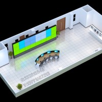 某检察院数据机房电力扩容效果图制作|武汉微模块机房项目